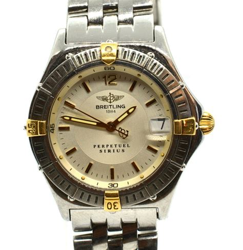 breitling b62022|Breitling Windrider Perpetual Sirius Steel & Gold Watch B62022.